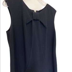 Oscar De La Renta Black Wool Dress